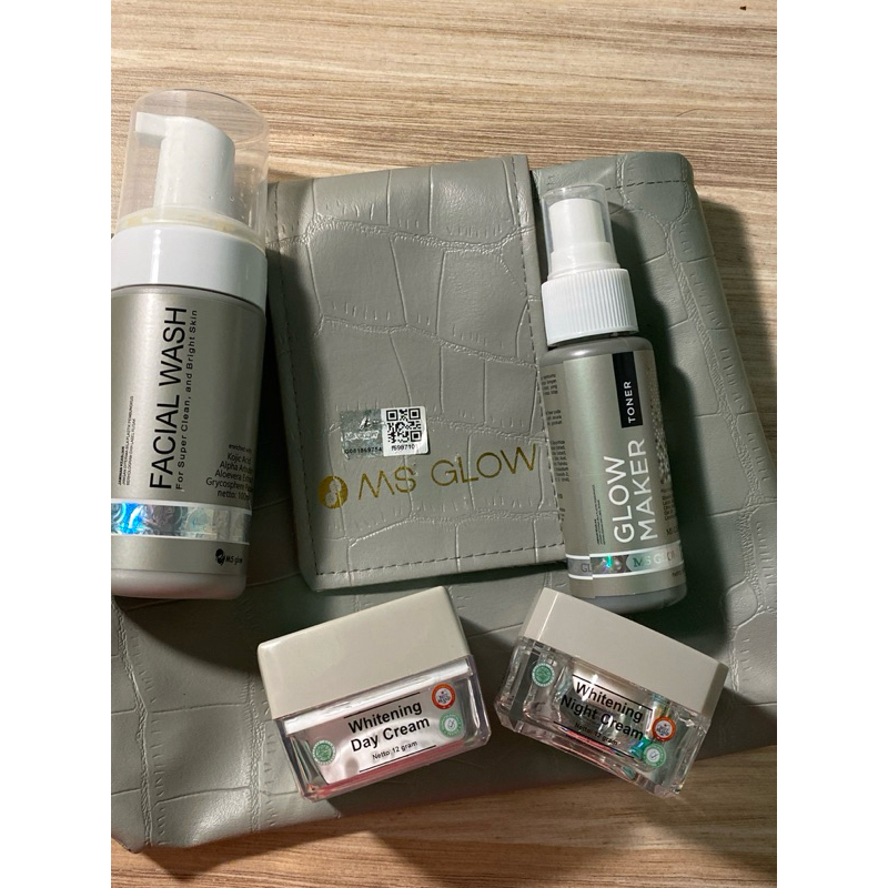 [PRELOVED] bening's skincare paket brightening