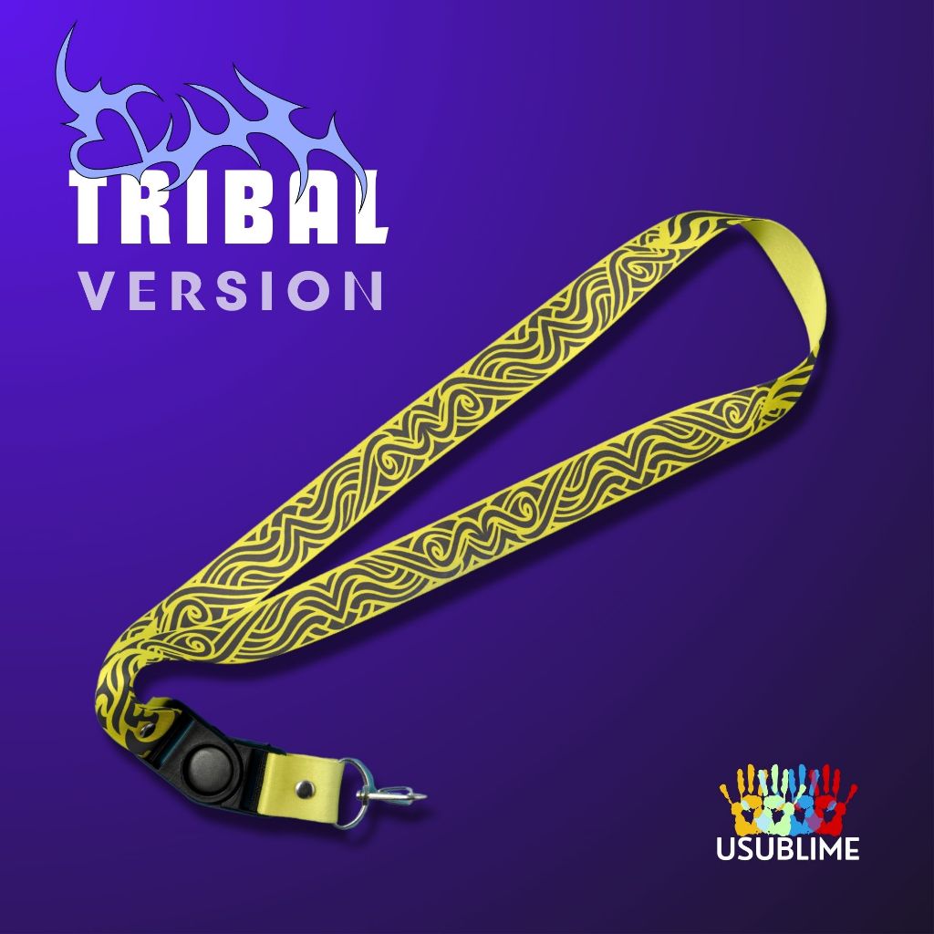 

Lanyard Craft Custom Tema Tribal Series Request Satuan Gantungan Card Holder Tali Lanyard 2cm