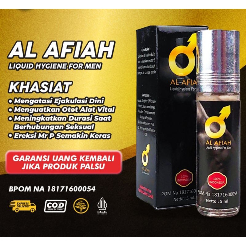 Al afiah Obat Kuat Herbal Stamina Pria Dewasa Terbaik Ampuh BPOM