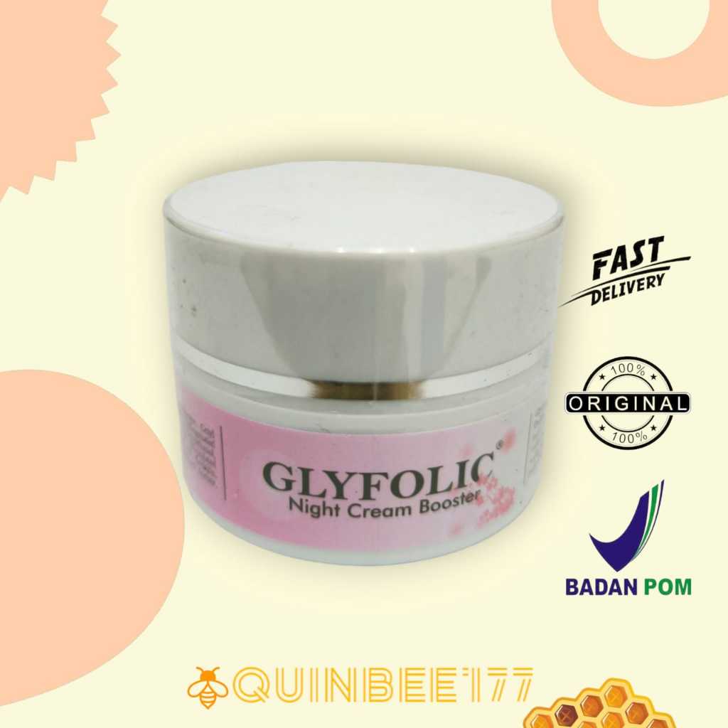 Glyfolic Night Cream Booster - Cream Malam Glowing