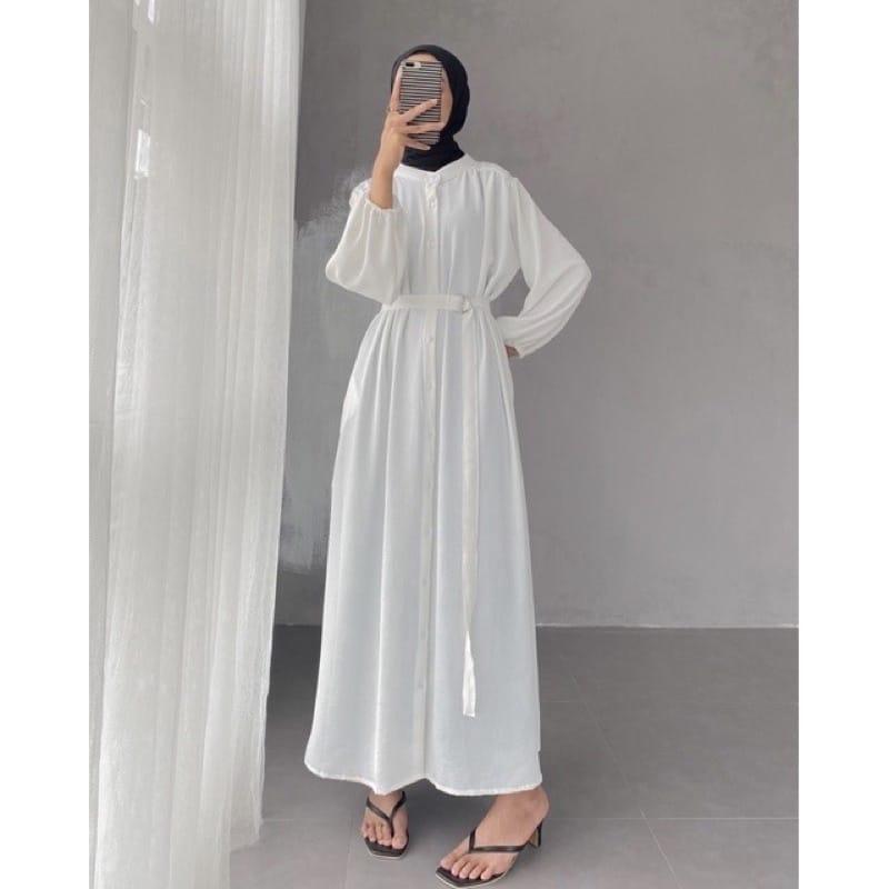 GAMIS KRINKLE AIR FLOW -GAMIS WANITA MUSLIM ELEGAN -GAMIS WANITA JUMBO TERBARU -BAJU GAMIS WANITA TE