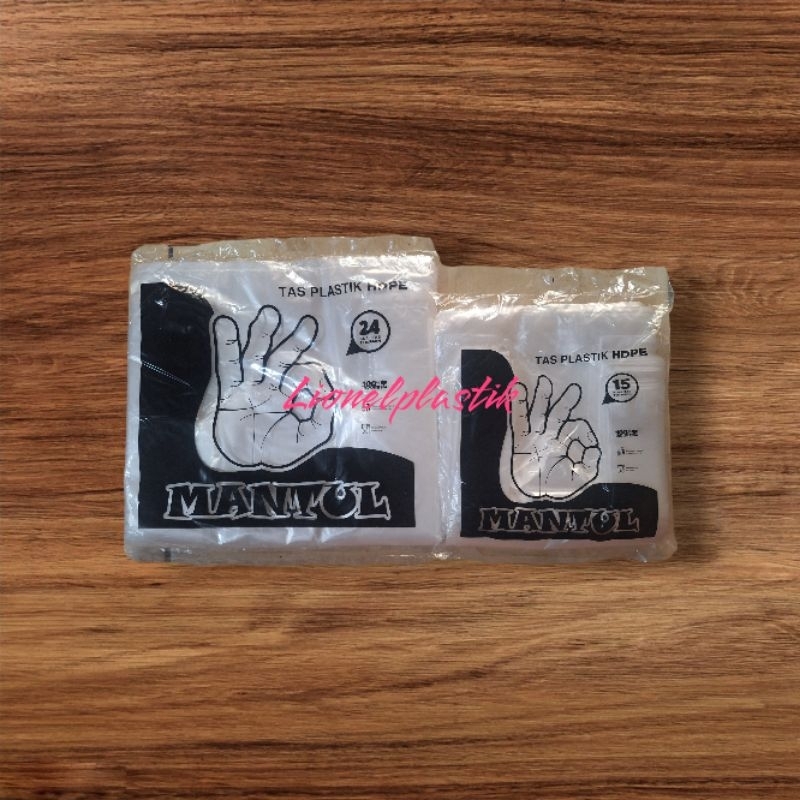 Kantong Plastik Bening / Plastik Hd Bening Uk 15 24