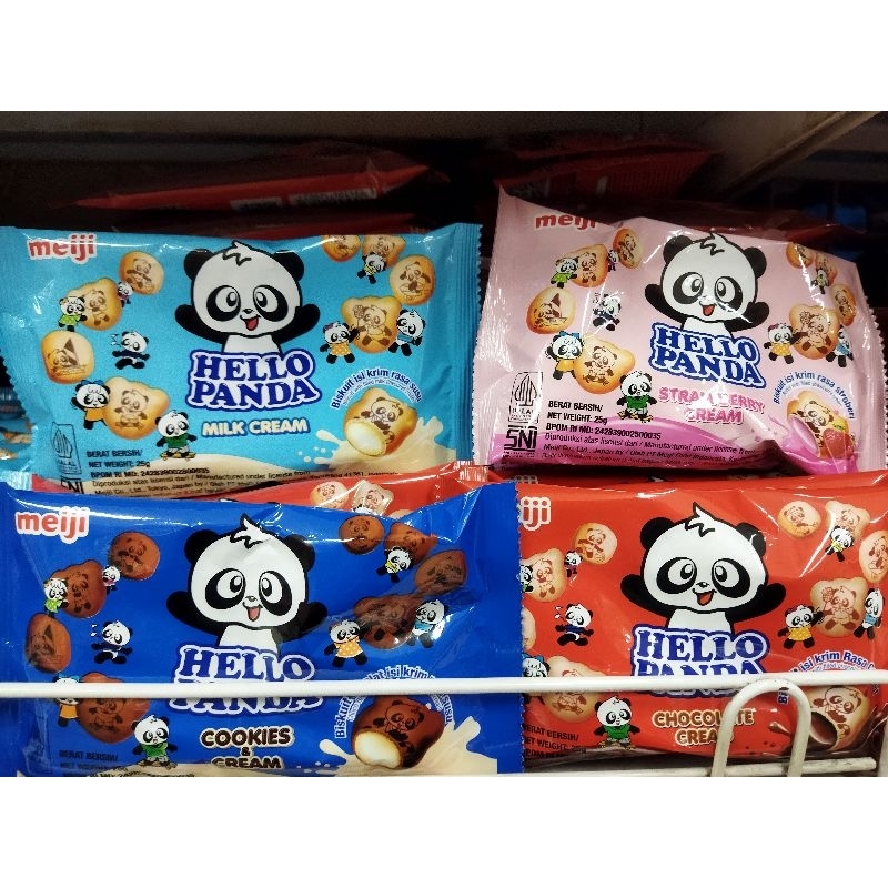 

Hello panda - Biskuit isi krim - kemasan sachet 25gr