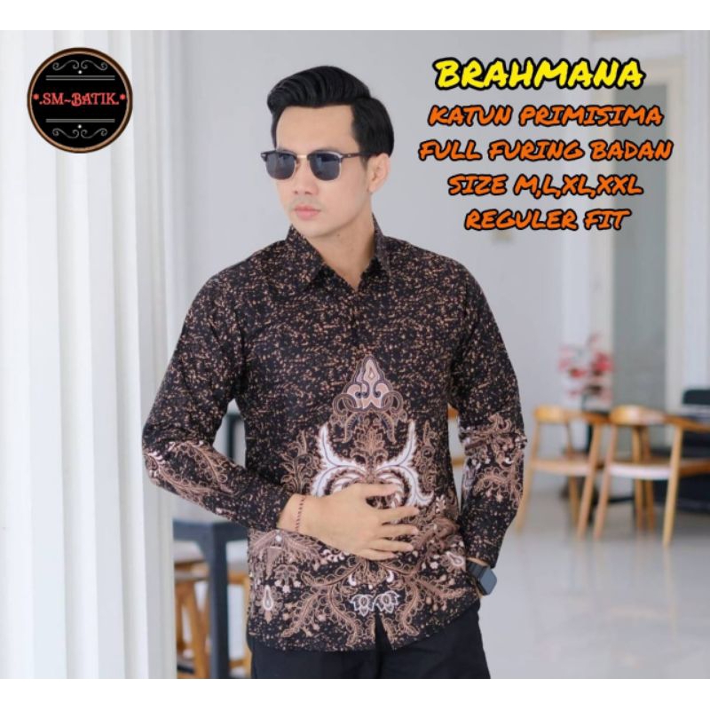 NHS ~ KEMEJA BATIK LENGAN PANJANG ~ KEMEJA KONDANGAN ~ BATIK KATUN SRAGENAN ~ BATIK BY SM BATIK ~ BE