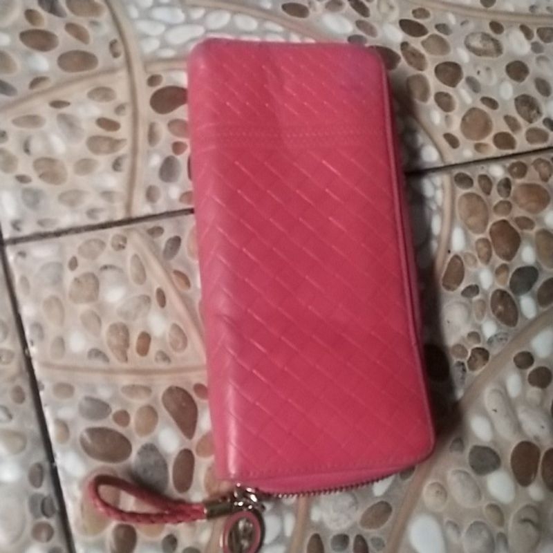 vincis bench,dompet kulit asli motif anyam