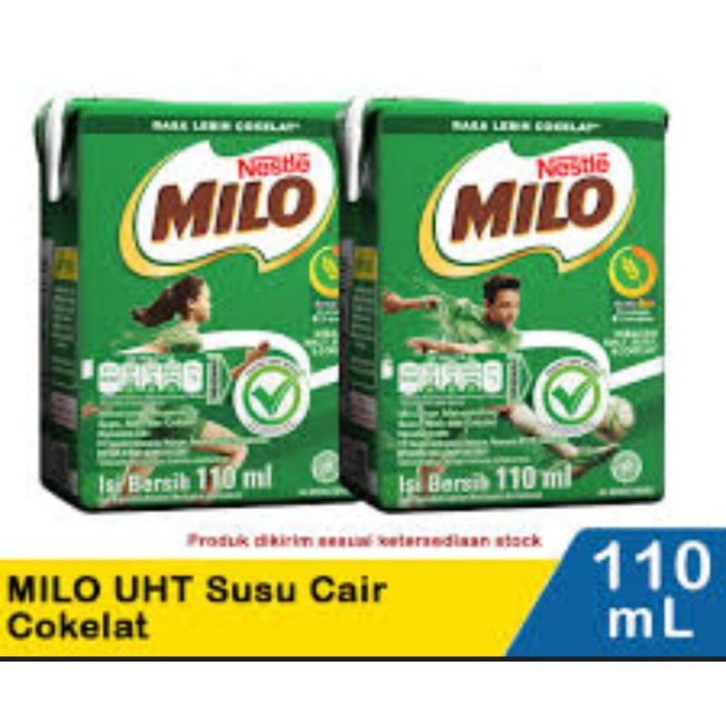 

SUSU UHT MILO 110ml (1 KARTON)