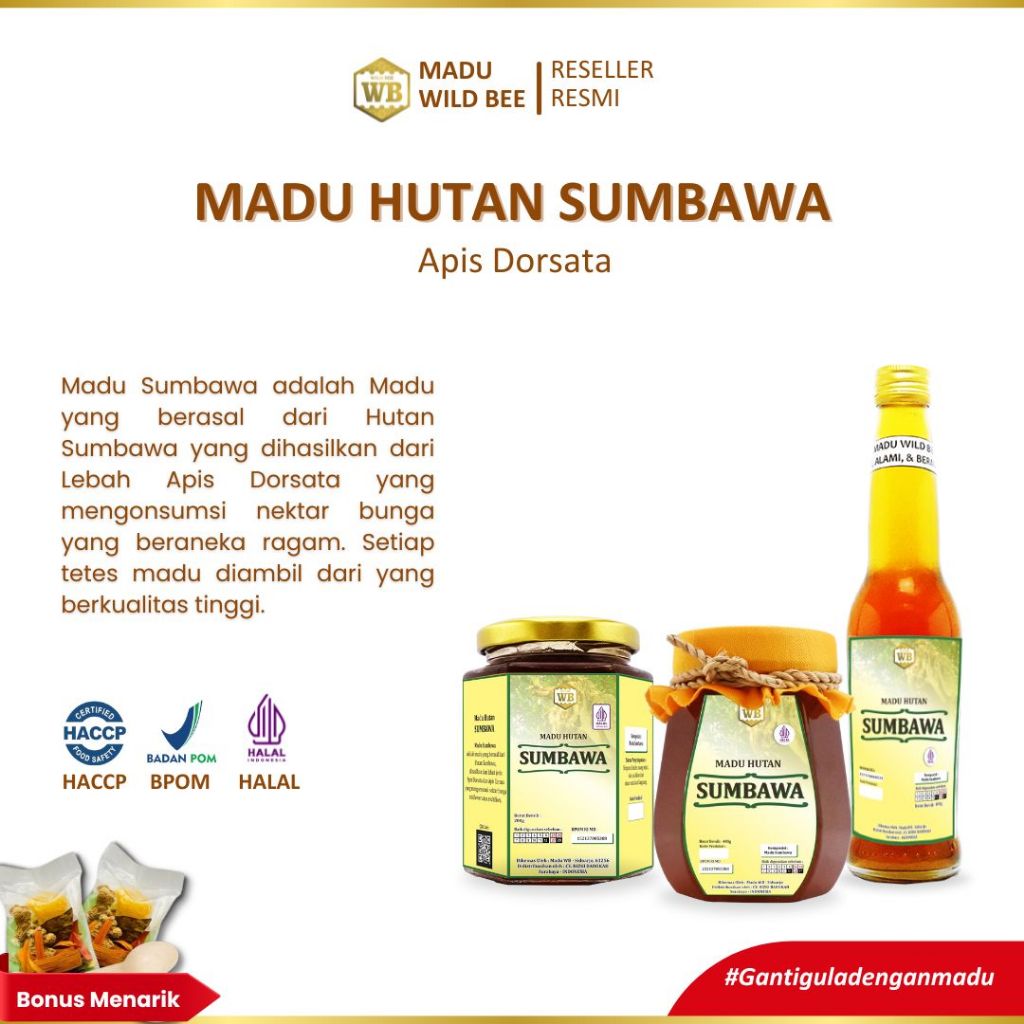 

[COD] Madu Sumbawa Super / Lebah Apis Dorsata -Wild Bee-Kemasan Ekonomis