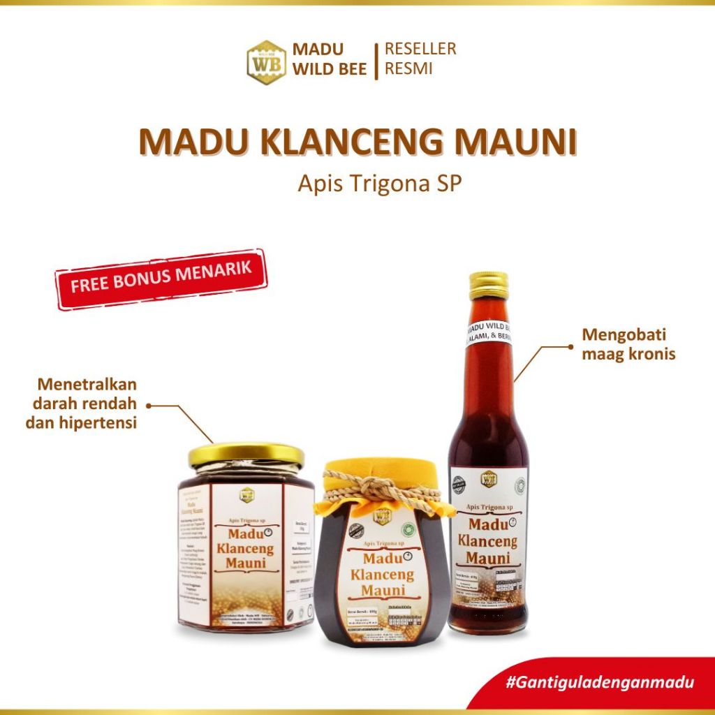 

[COD] Madu Klanceng Mauni / Lebah Apis Trigona - Wild Bee-kemasan ekonomis