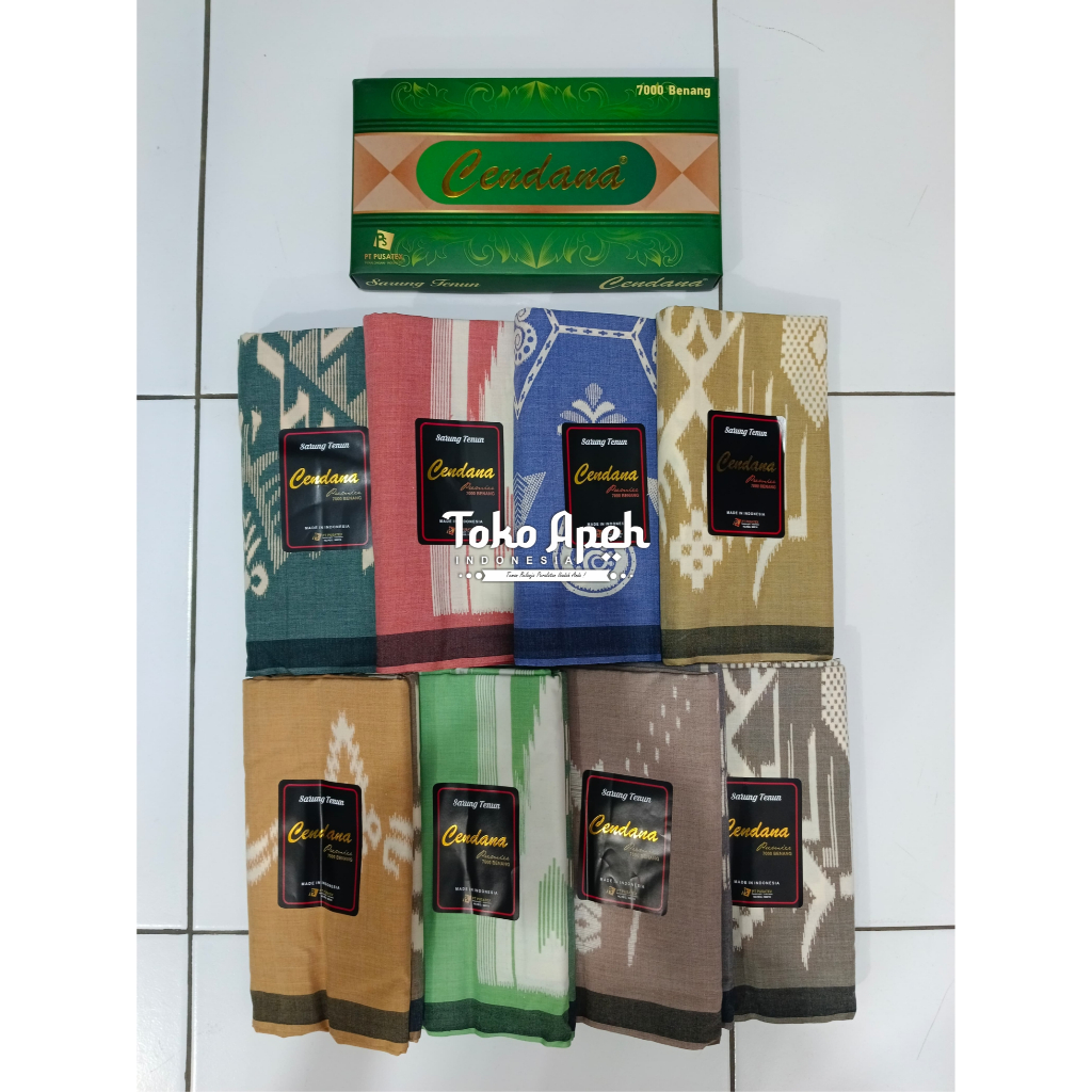 Sarung Cendana Motif Sutra Sarung Pria Dewasa Eceran & Grosir
