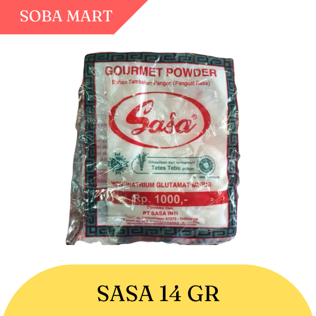 

Soba Mart Paket isi 5 Sasa MSG 14 gr