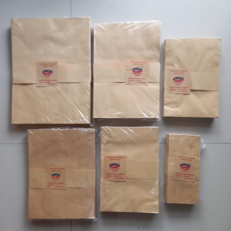 

Amplop Coklat Salur Airmail Samson ( 100 Lbr ) [ Original ]