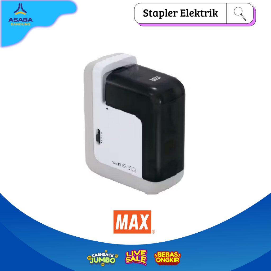 

Asaba Bandung - Max Stapler Elektrik Portable BH-11F Staples Otomatis