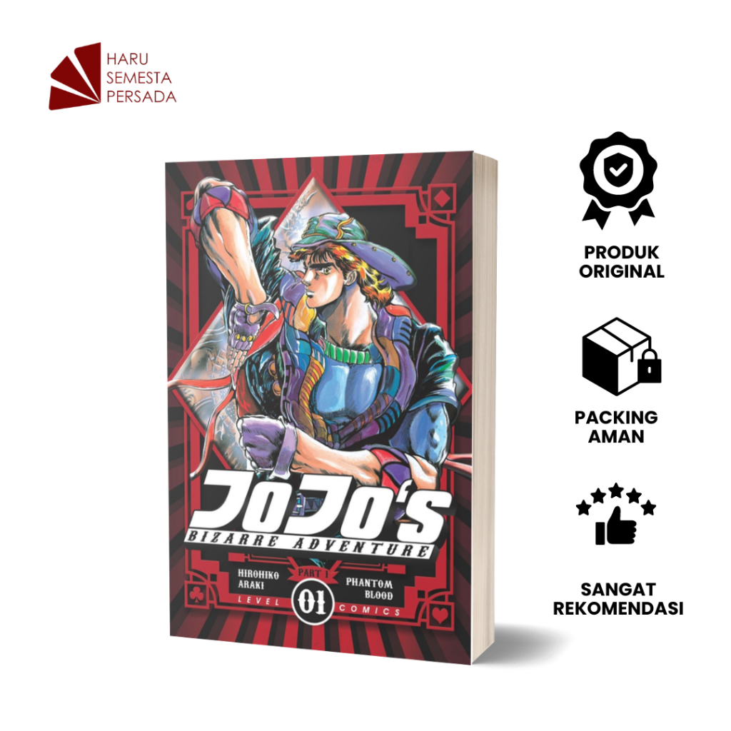 KOMIK JOJO'S BIZARRE ADVENTURE 01 - HIROHIKO ARAKI