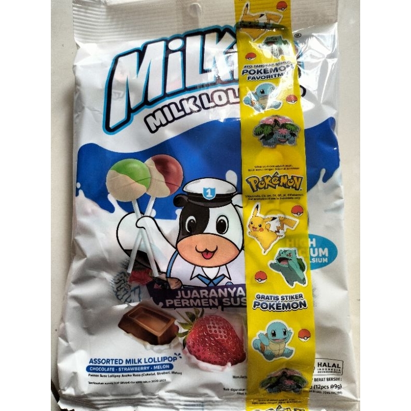 

Milkita lollipop Assorted per BAG || permen lolipop milkita isi 12pcs