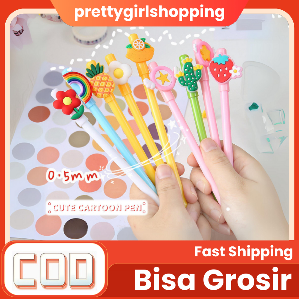 

Pretty Pulpen Ballpoint Pena Motif Buah Buahan Mini Kreatif Unik Lucu Bagus