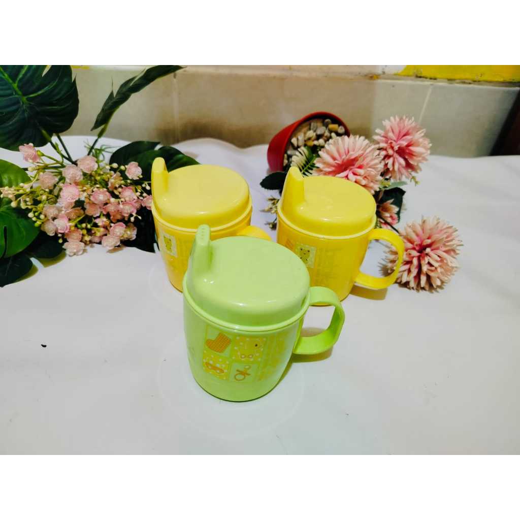 Gelas Cucup + Tutup Bebita / Gelas Plastik Mug Tutup Baby-899520