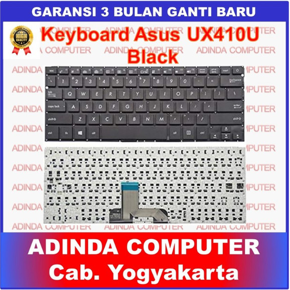 Keyboard Asus Zenbook UX410U UX410 UX410U UX410UA UX410UF Black - Backlight