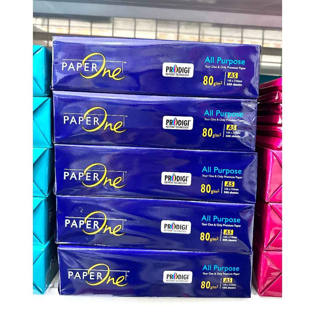 

(RIM)Kertas Paper One A5 80 gram / Kertas Fotokopi / Kertas Print