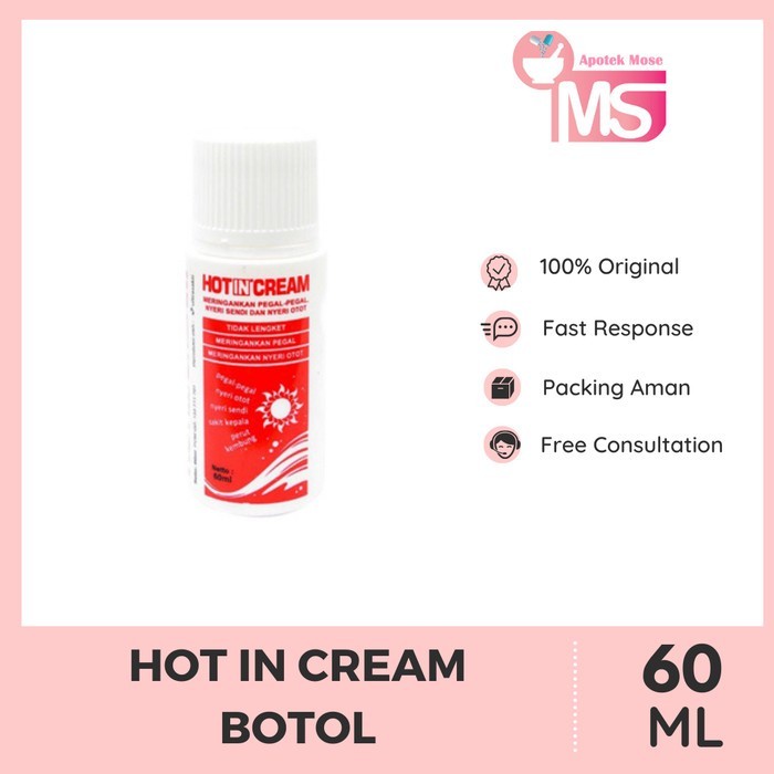 HOT IN CREAM BOTOL 60 ML