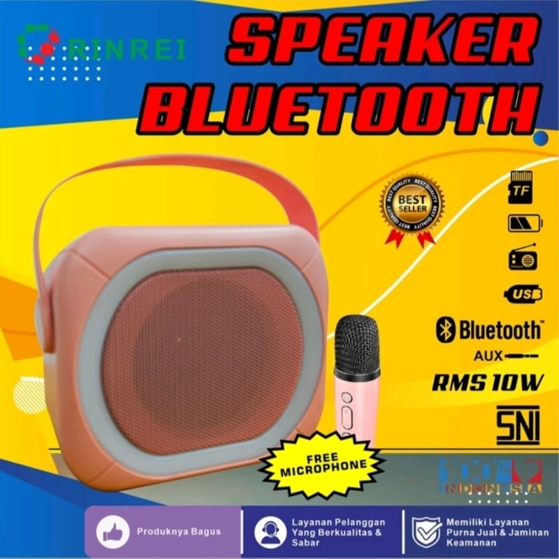 Speaker Bluetooth Mini Rinrei SR-888B
