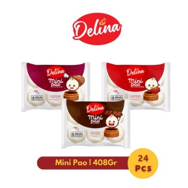 

DELINA MINI PAO AYAM KECAP/RENDANG/COKELAT 408GR (EKONOMIS)