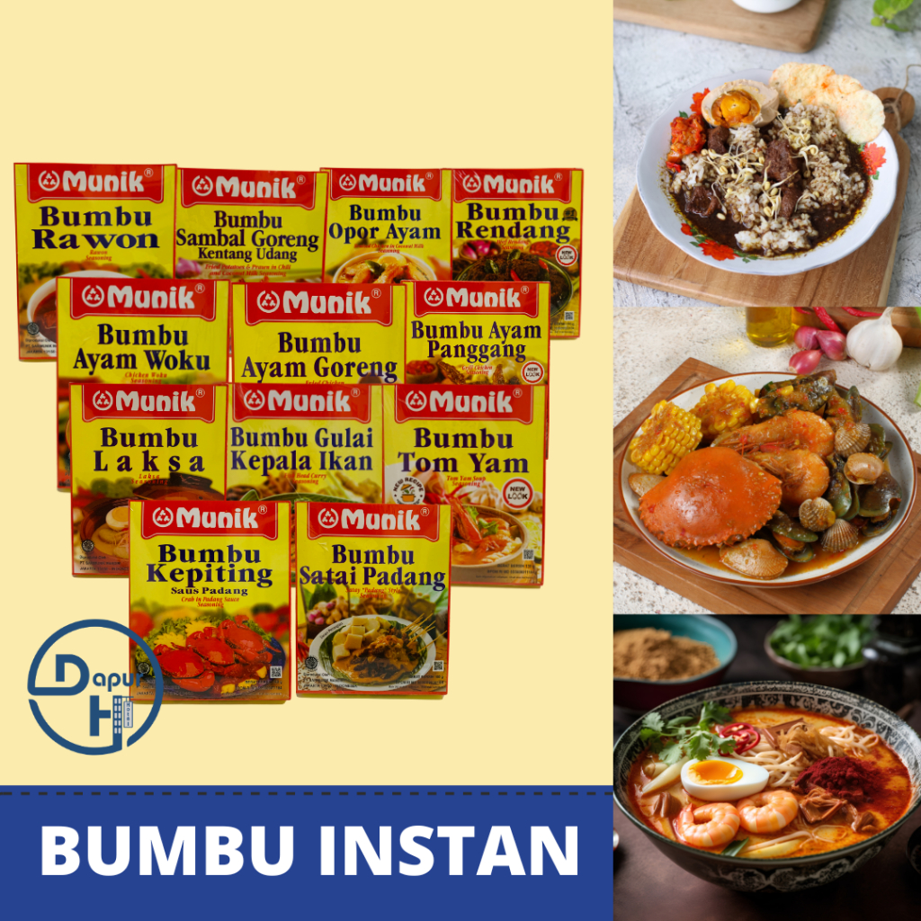 

MUNIK Bumbu Instan Ayam Goreng 180 g Halal