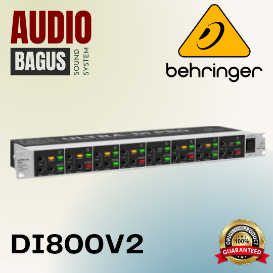 BEHRINGER DI800V2 / ULTRA DI PRO DI800 V2 DIRECT BOX ACTIVE 8CH ORIGINAL