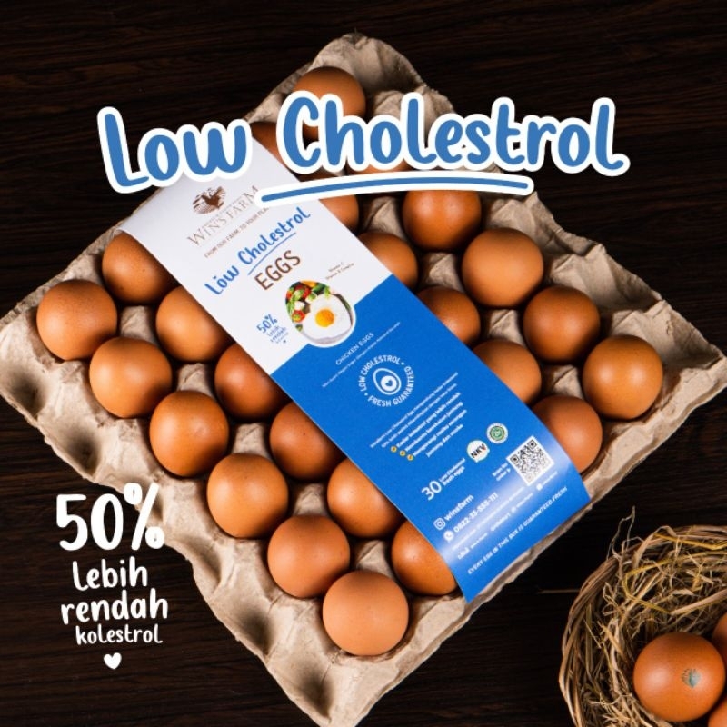 

Wins Farm | Telur Ayam Low Cholestrol isi 30 butir Free Salmonella