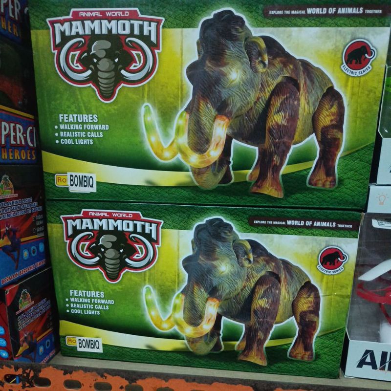 mainan anak hewan MAMMOTH 6628