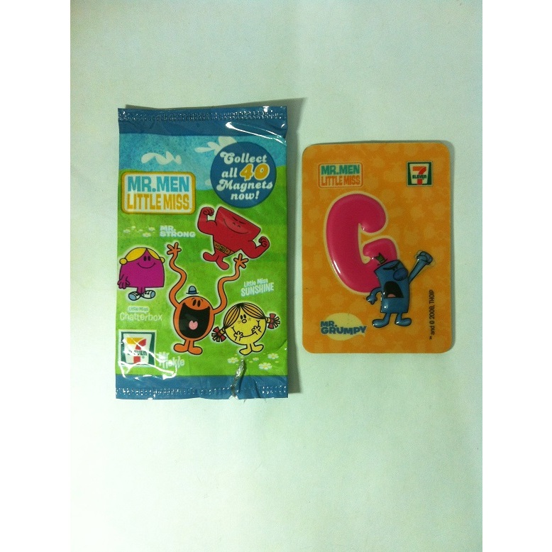 THOIP. Mr. Men Little Miss Magnets - G. Grumpy by 7-Eleven 2009
