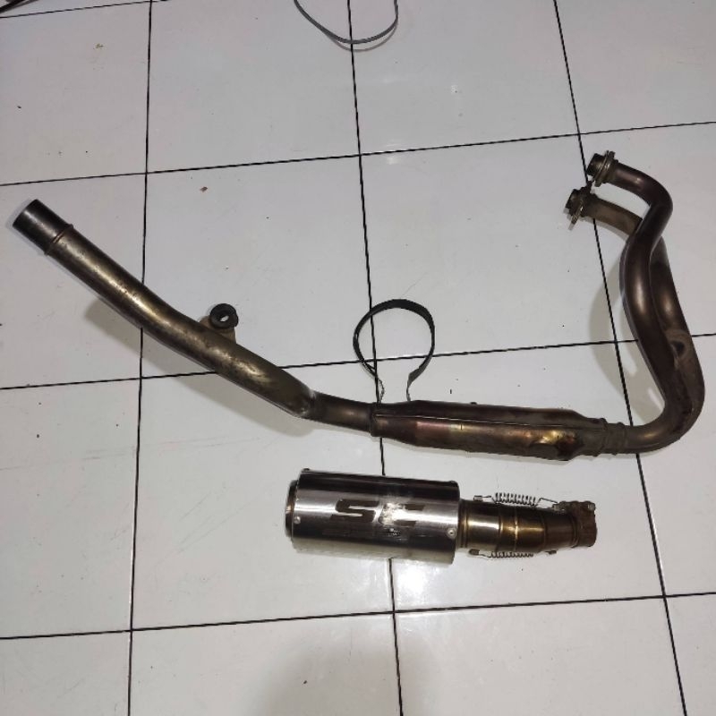 Knalpot Set SC Project Kawasaki Ninja 250 Fi Old