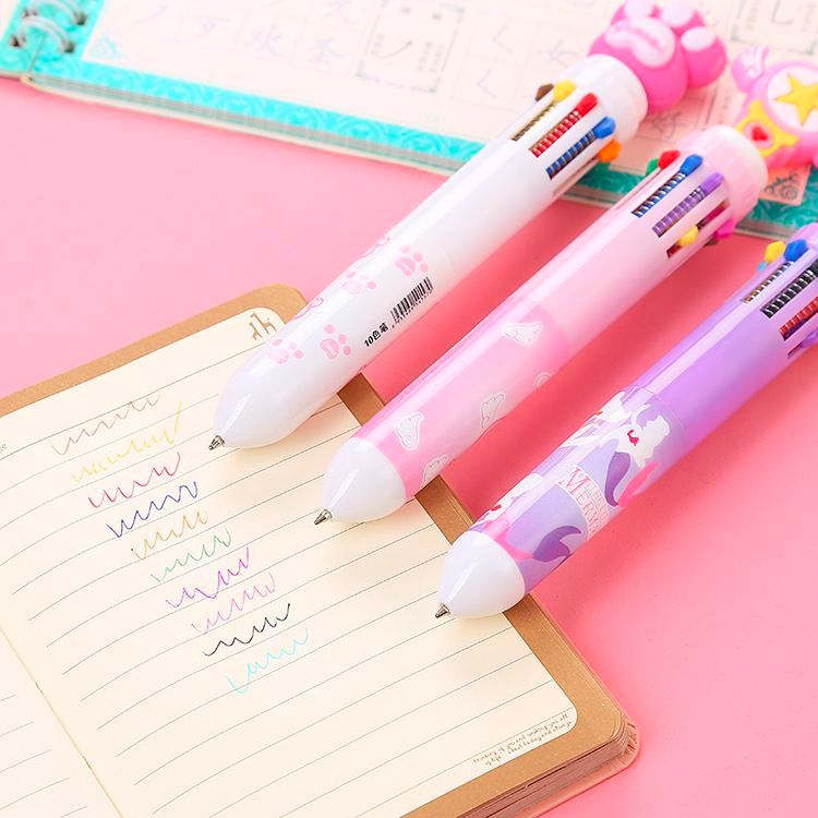 

Pulpen Karakter 6 Warna (Bolpoin Warna Karakter 3D)/ Pulpen Anak Lucu/Pulpen Kekinian/Pulpen Sekolah