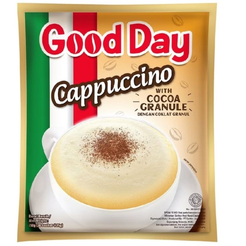 

(10 sachet ) Good Day Cappuccino 25gr