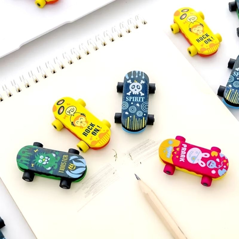 

Penghapus Pensil Sekolah Karakter Skateboard