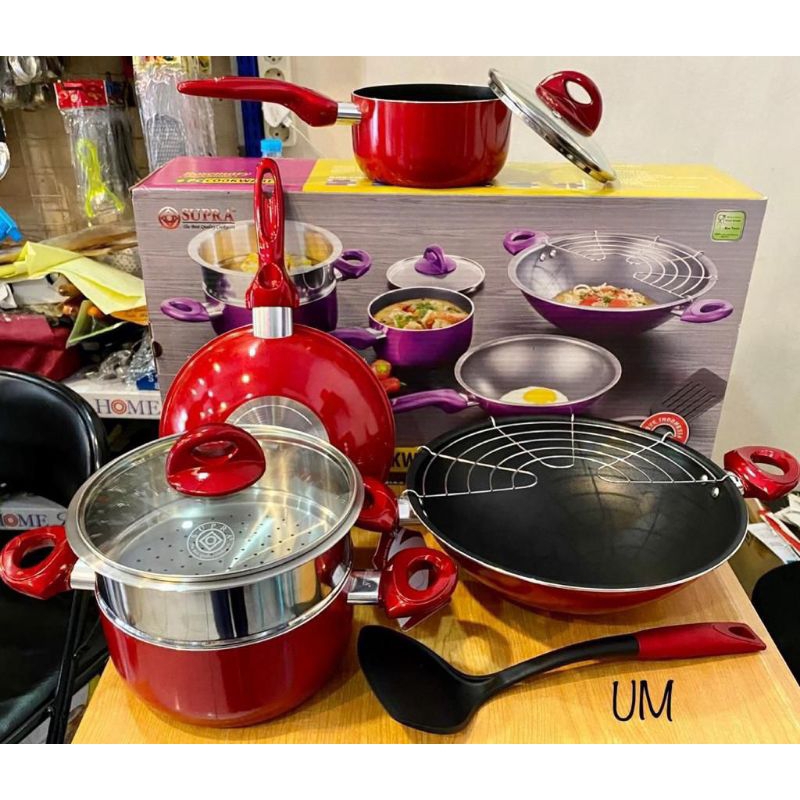 SUPRA - 9 PC cookware set / panci set 9 pcs.