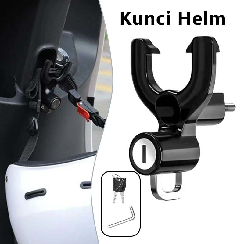 Gembok Stang Motor Anti Maling/Kunci Pengaman Helm Anti Maling/Kunci Helm Motor Anti Maling