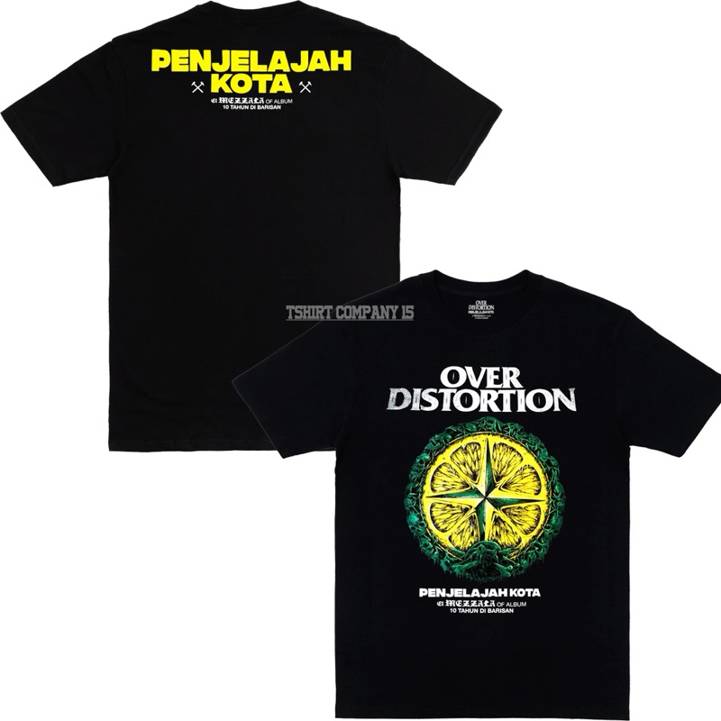 Over Distortion - Penjelajah Kota - Kaos band Over Distortion New merch