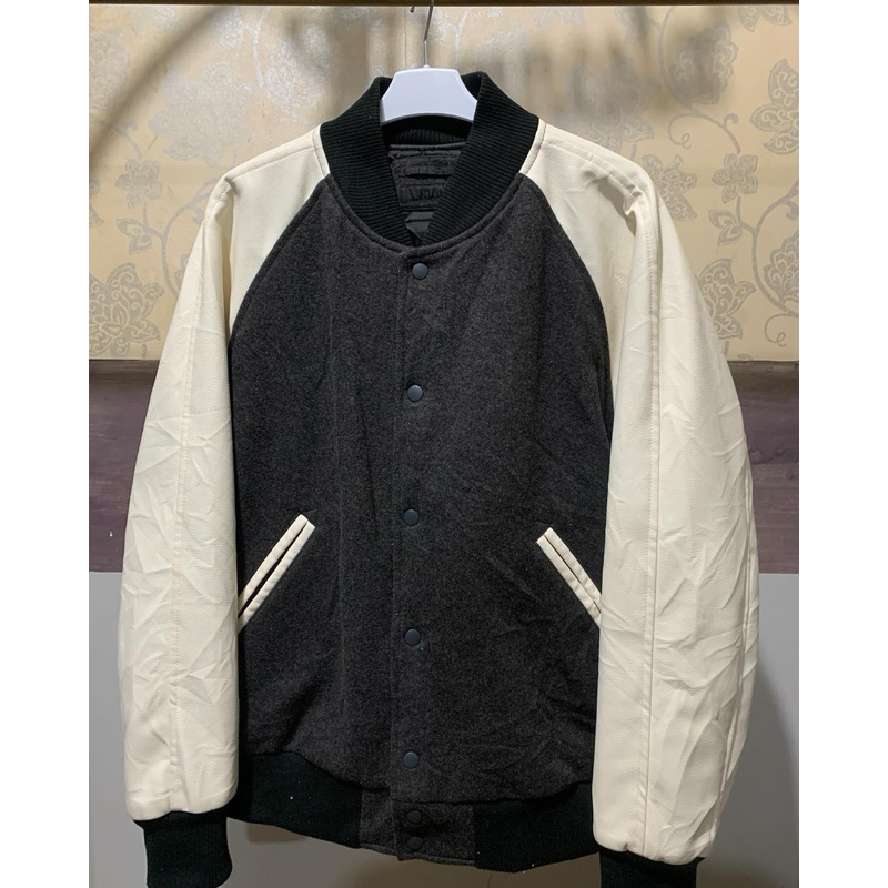 Uniqlo Varsity Leather Jacket