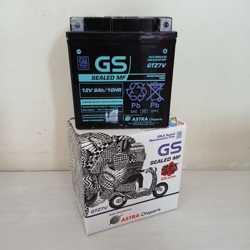 Aki Motor GS ASTRA GTZ7V ORIGINAL