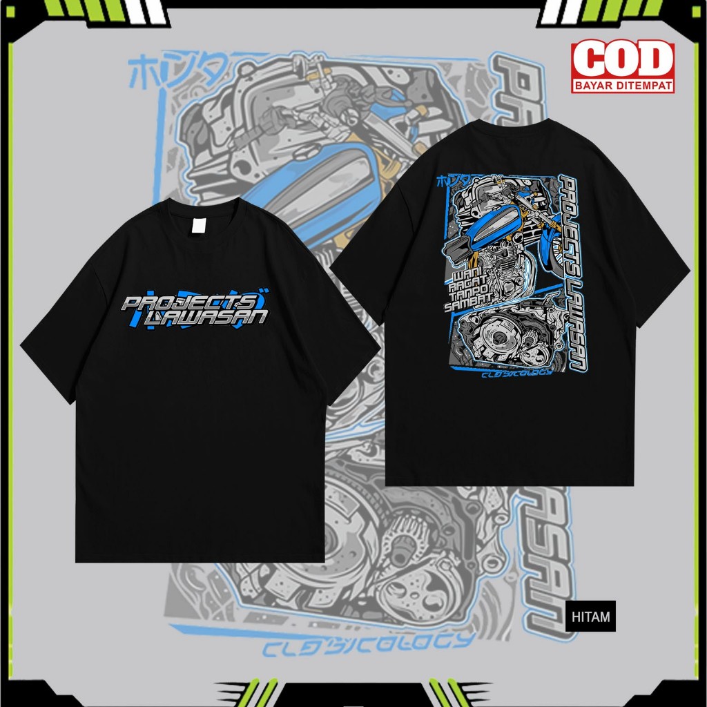 [COD] T-SHIRT KAOS PROJECTS LAWASAN CB ORIGINAL