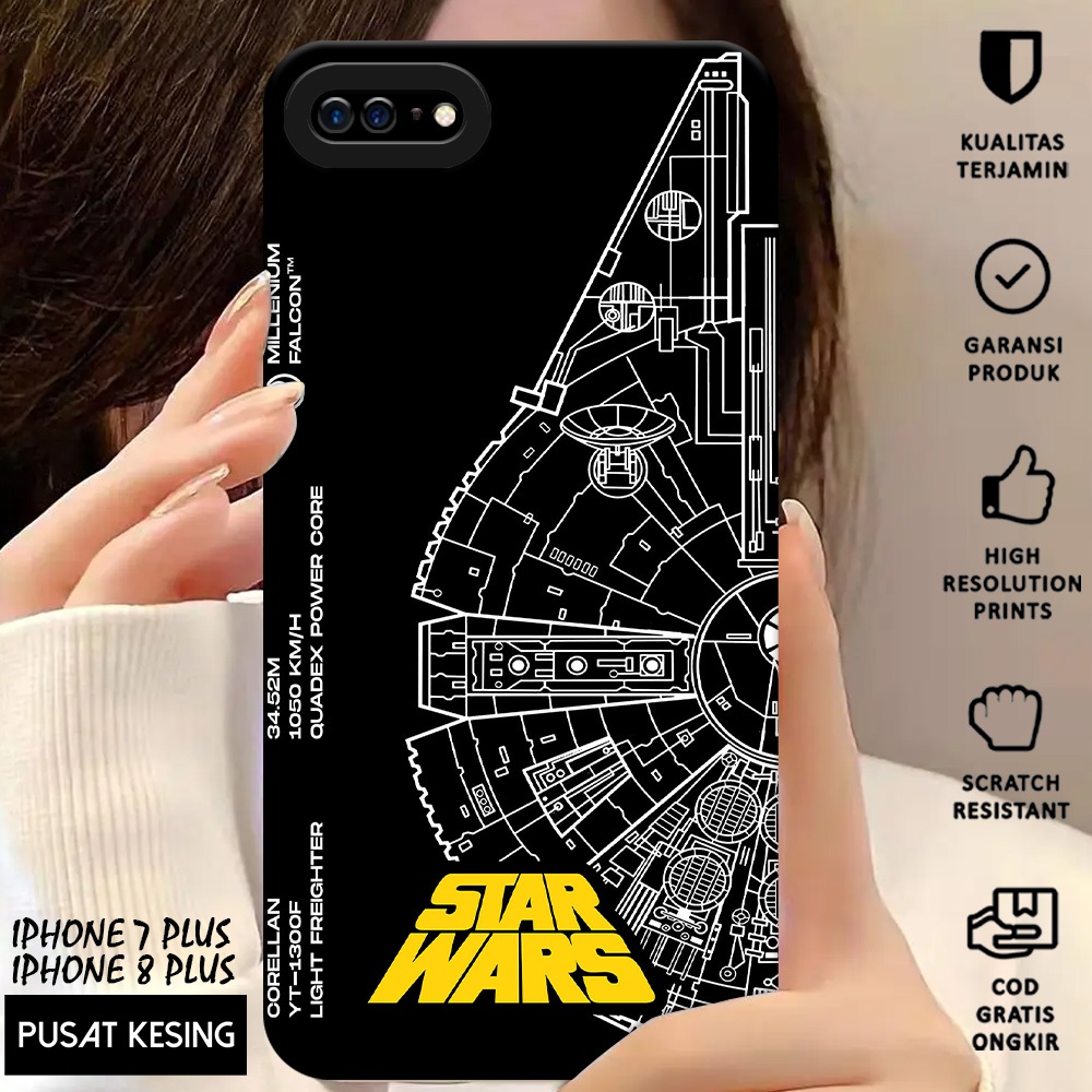 CASE IPHONE 7 PLUS - Casing Hp Iphone 7 Plus Motif STARWARS - Case Hp - Casing Iphone 7 Plus - Softc