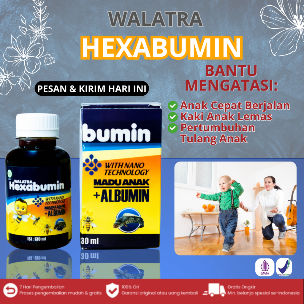 Obat Anak Cepat Berjalan, Kaki Anak Lemas, Pertumbuhan Tulang Anak Aman Original