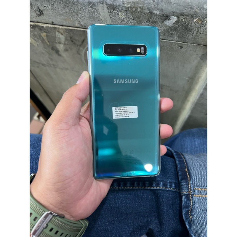 Samsung s10 plus ram 8/128 second resmi sein hp casan