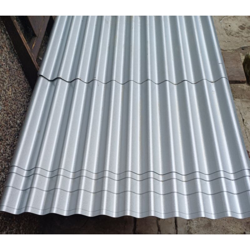 JUAL MURAH Atap Spandek Galvalum type 740, silver 0,35mm, panjang 5 meter