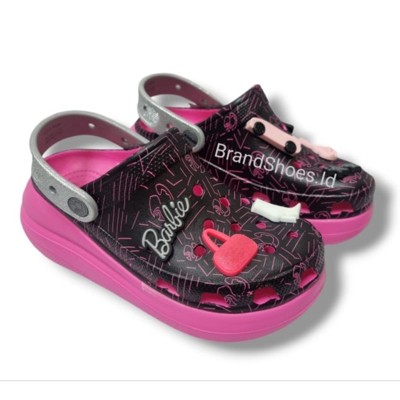 SANDAL CROCS CRUSH CLOG BARBIE/CRUSH CLOG BARBIE/CROCS CRUSH CLOG BARBIE/SANDAL WANITQ/CROCS WANITA/
