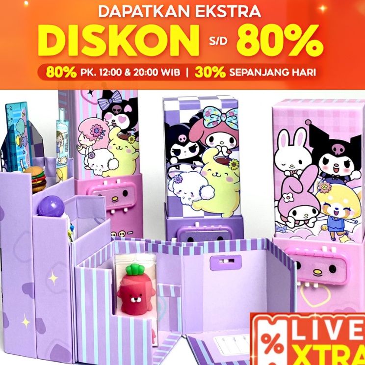 

PAKET INSTAN BOS Kotak Pensil Karton Berdiri Tingkat PinCerminPencil BoxWadah