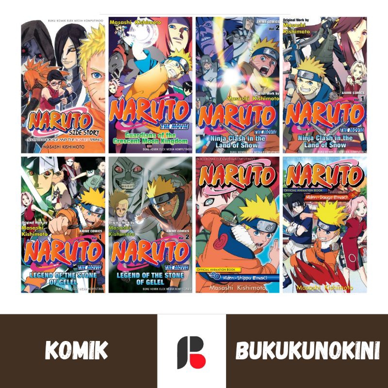 (Elex Media) (Original, Segel) Komik Naruto Side Story; Naruto Movie: Guardians of the Crescent Moon