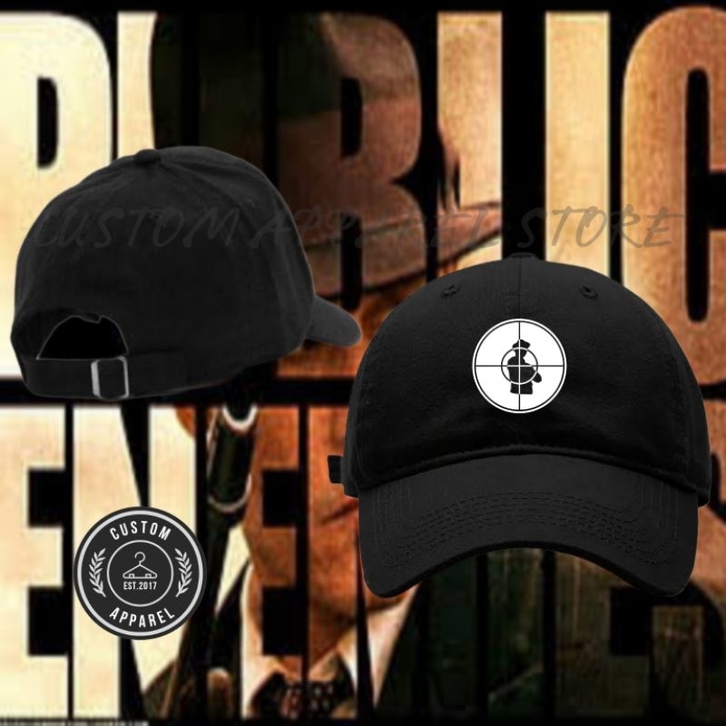 Topi Baseball Cap - Public Enemy