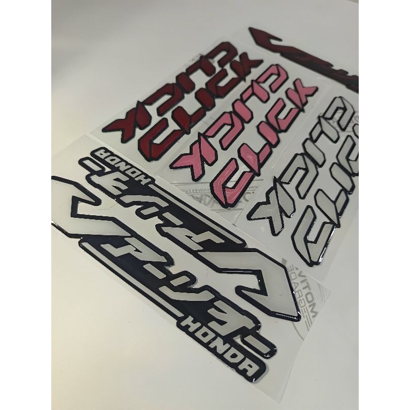 Emblem Vario Stiker Timbul 3D Motor VARIO Emblem Click Vario Emblem Timbul Motor Stiker Vario 125 15