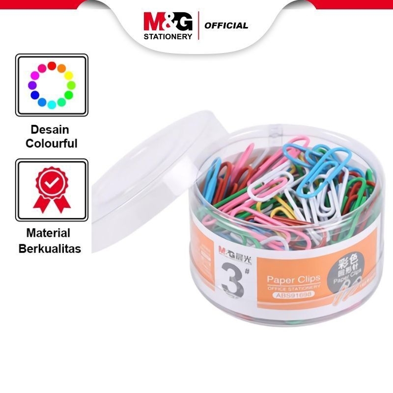

M&G colorful binder clip, paper clip 19mm ABS9169